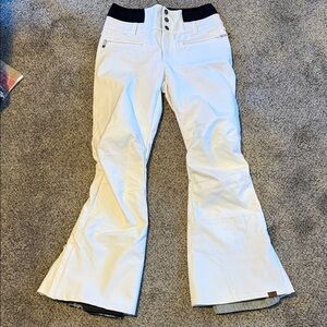 Roxy Women's White Snow Pants Size XL